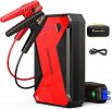 DBPOWER 1000A Portable Car Jump Starter (UP to 7.0L Gas, 5.5L Diesel Engine), 12V Lithium-Ion Auto Battery Booster, Power Pack with LCD Screen Clamp C