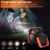 Portable Camping Lantern Fan 10000mAh Battery Powered Hanging Fan USB Rechargeable Tent Fan with 4 Light Modes 3 Wind Modes Emergency Power Bank Remot