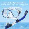 Smiling Shark Panoramic Wide View; Anti-Fog Scuba Diving Mask; Professional Snorkeling Gear