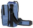 Blue Water Bottle Holder Carrier Bottle Cooler w Adjustable Shoulder Strap and Front Pockets Suitable for 16 oz to 25oz Bottles Carry Protect Insulate