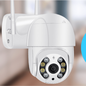 Cross-border new wireless WiFi surveillance camera dual light source AI intelligent monitoring ball machine with cloud storage (Option: UK-No SD card)