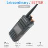 ANYSECU UVF9plus 10W UHF VHF Two Way Radio with Frequency Counter Function 6800mAh Dual Band Dual Standby Walkie Talkie