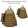 500ML Outdoor Water Bottle Kettle Walkie-talkie Storage Bags Tactical Molle Camping Climbing Hiking Backpack Water Bottle Holder